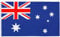 PHENO FLAGS Bandiera Australia 90x150cm – australiana – resistente alle intemperie - con occhielli in ottone - 100% poliestere - cuciture doppie robuste e colori vivaci – per gli amanti delle bandiere