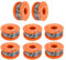 mzoLife Lot de 8 bobines de rechange pour débroussailleuse Mac Allister MGTP18Li, 3 m, 1,65 mm