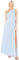 Anaya with Love Damen Womens Ladies Maxi One Cold Shoulder Dress with Slit Split Sleeveless Prom Wedding Guest Bridesmaid Ball Evening Gown Kleid, Light Blue, 36