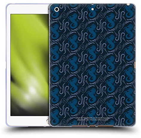 Head Case Designs Offizielle House of The Dragon: Television Series Hightower Muster Kunst Soft Gel Handyhülle Hülle kompatibel mit Apple iPad 10.2 2019/2020/2021