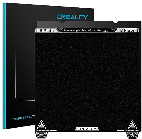Creality Offiziell K1 Max PEI Bauplatte Kit 315 * 310mm Magnetische Flexible Abnehmbare Federstahl Textur Oberfläche Druck Bauplatte Blatt