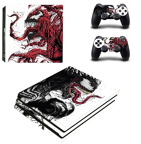 Vanknight Vinyl-Aufkleber für PS4 Pro Konsole Controller Alien Monster