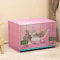 Chicken Coops Maison domestique pour volailles Petit parc pour lapin d'intérieur Clapier pliable Cage à lapin avec plateau extractible Filet métallique Villa pour poussin, caneton, lapin, chaton, etc.