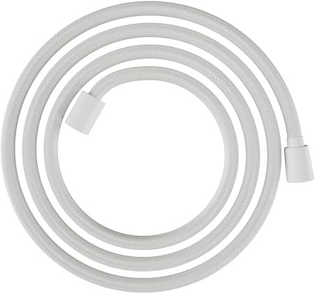 hansgrohe 28230700 Flessibile Doccia con Materiali Tessili, Bianco Opaco, 2,00m