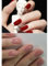 Ceboic 2 Packs (48 Pcs) False Nails Short, Square Press on Nails French Tip Pure Color Full Cover Acrylic Red Nude Pink Fake Nails with Adhesive Tabs, Reusable Stick on Nails for Women and Girls