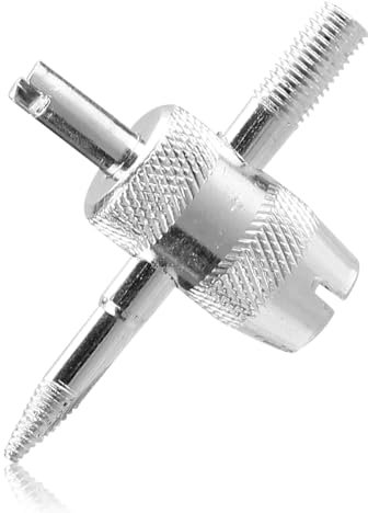 GLADFRESIT Tire Valve Removal Tool 4 in 1 Tire Valve Stem Removal Key Tool Valve Repair Wrench Stem Core Remover for Car Truck Motorcycle Van Bicycle