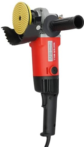 1400w Levigatrice a Pietra ad Acqua Professionale Ingranaggi A Doppia Riduzione Levigatrice Ad Acqua Con Supporto E Disco Lucidatrice Diamante Set Granito Marmo