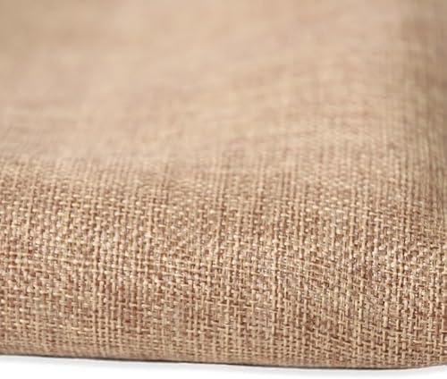 Lautsprecher Stoff,Akustikstoff Grau/Beige Lautsprecher Mesh Tuch Antike Retro Sound Transparent Staubdichte Leinen Gitarre Sound Maske Tuch Hintergrund Tuch(Color:Dark Beige)