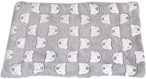 EKKJNQ Katzendecke, Waschbare Hundedecke, Flauschige Katzenmatte, Bequeme Beruhigende Katzendecke, Matratze für Katzen, Kleine Hunde (grau,40×50CM)