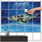 FoLIESEN WTD - Adhesivo decorativo para azulejos (8 piezas, 20 x 25 cm, 80 x 50 cm)