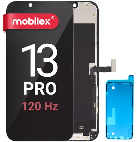 MOBILEX® Pantalla LCD para iPhone 13 Pro | Incell FHD (120 Hz) COF | Display Táctil | Face ID | True Tone | Completa con Marco