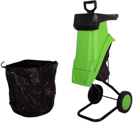 Broyeur À Moteur D'enroulement Série 2500W, Diamètre Maximum 40mm, De Branches, Sac Poubelle Jardin 50l éCrasement Puissant, Faible Bruit
