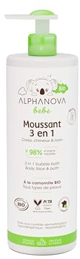 Alphanova Baby Bio Bubble Wash 3 In 1, 500 ml