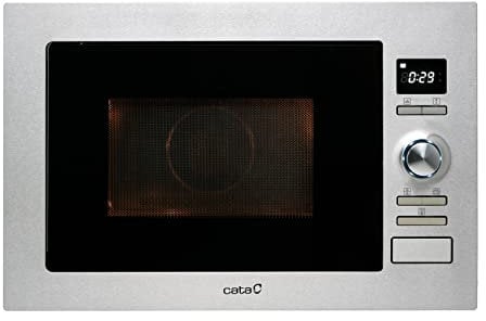 Cata | Microondas Integracón | Modelo MC 25 D | Con capacidad de 25 L | 5 Niveles de Potencia | Ancho de 60 cm | Color Inox y Cristal Negro