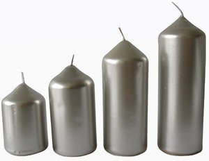 Provence Duftkerze, silber