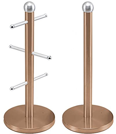 Kitchen roller holder & mug tree Orange