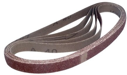Cloth Sanding Belts 13 x 457mm 60 Grit Pack of 5 Powerfile