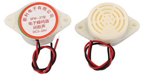 sourcing map DC 3-24 V 90DB, Intervall-Wecker elektronisch Wecker, mit Piepton-Alarm, 2 Stück de