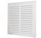 MKK Lamellen Lüftungsgitter weiß pulverbeschichtet 245 x 245 mm 295 x 295 mm Wetterschutz Abluft Gitter Haube Insektennetz Luft Schlitz Küche Bad WC