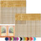 Bestlivings Fadenvorhang 2er Pack Gardine Raumteiler, Auswahl: 90x240 Gold - goldbeige