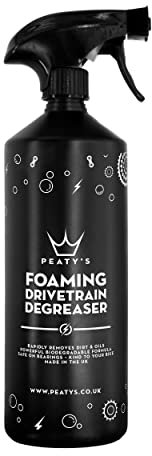 Peaty's Foaming Drivetrain Degreaser Fahrrad - Antriebsreiniger Fahrrad, Hochfest und biologisch abbaubar, Sicher auf wasserdichtem Fett, Drivetrain Cleaner für Kettenfett, Fahrrad Putzmittel, 1 L