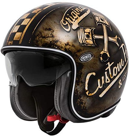 Premier HELM VINTAGE OP 9 BM,BRAUN/OCHER/SCHWARZ,S