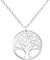 Monkimau Damen Ketten Lebensbaum Anhänger aus 925 Sterling Silver echt Silber mit 45cm Kette