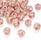 Craftdady 30Pcs 12mm Crystal Rhinestone Rondelle Spacer Beads Rose Gold Disco Ball Loose Beads for Jewelry Making Hole:3mm