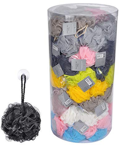 Douceur d'Intérieur, Fleur de Douche à Ventouse (10 x 10 cm) Vitamine Assorti, Plastique