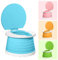 Spark Moments Pot portable pour tout-petit, pot de voyage pliable pour bébé, enfant, siège de chaise de propreté, intérieur et extérieur, facile à transporter et à utiliser, bleu