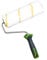 Derendo Premium Universal Farbrolle 25cm mit 12mm Flor für strukturierte Untergründe Große Farbwalze für Wandfarben, Fassadenfarben, Deckenfarben