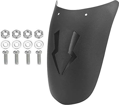 DIYWORK Motorrad Schutzblech verlängern in Schwarz - Motorrad Schutzblech für Hinter- und Vorderrad - Universal - PP (B)