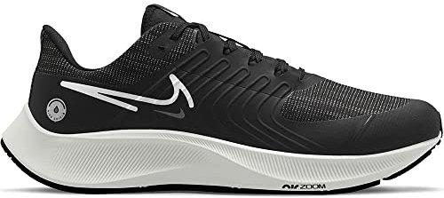NIKE Air Zoom Pegasus 38 Shield Hombre Running Trainers DC4073 Sneakers Zapatos (UK 6 US 7 EU 40, Black Platinum Tint 001)