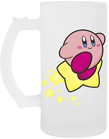 VENDAX Balade sur Kirby Un Verre Bière Agresser Tasse Glass Beer Mug Cup