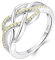 YL Keltischer Ring 925 Sterling Silber November Geburtsstein Citrin Jubiläum Ewigkeit Unendlichkeit Keltischer Knotenring für Damen(Größe 60）