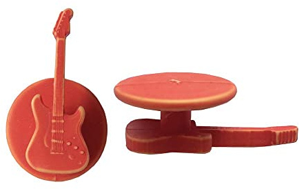EXNER Kugel-Knöpfe/Motiv-Knöpfe Gitarre in Verpackungseinheit von 12 Stück
