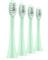 Ordo Replacement Sonic Toothbrush Heads with Pulse Technology for Teeth Cleaning, Plaque Removal, Silicone Polishing, Deep Clean Bristles, Adults, Pack of 4, Mint Green