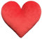 EvZ Emoji-Herz-Emoticon-Kissen, gefüllt, Plüsch, weich, offizielles zertifiziert, 32 cm, Rot
