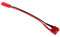 ikarex-shop 1x Stück Adapter-Kabel T-Plug Buchse auf JST BEC Stecker RC Verbindung Silikon Draht RC Verbinder Lipo Akku