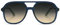 SOJOS Occhiali da sole uomo donna retrò vintage polarizzati a specchio grandi quadrati anni '70 rettangolari unisex UV400 protezione occhiali SJ2174, Blu scuro/Grigio Gradiente Marrone, L