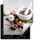 SMTDeco herdabdeckplatte Induktionsmatte herdabdeckung ceranfeld abdeckplatten für ceranfelder induktionskochfeld schutzmatte 50x52 cm Gewürze Weiß