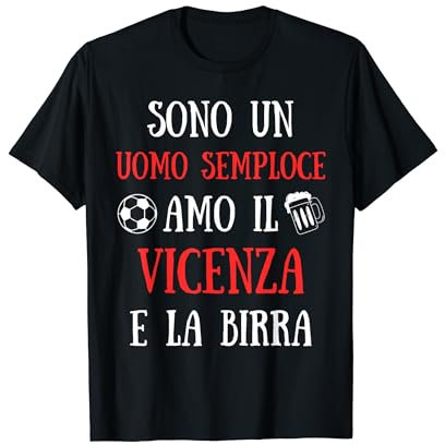 Vicenza Calcio Uomo Divertente Idea Regalo Tifoso Maglietta