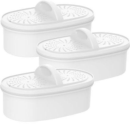 Replacement for All Waterdrop Pitcher and Dispenser Filtration Systems, Fits Waterdrop WD-PF-01A Plus, Reduces PFAS, PFOA/PFOS, Chlorine, Last Up to 200 Gallons (Pack of 3), AQUA CREST