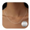 LOLIAS Halskette 925 Silber Kette Damen Silberkette Halskette Kugel Choker Kette Halskette für Damen Frauen Teenager Freundin Schwester Freund Geburtstag