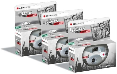 AGFAPHOTO – Einwegkameras – LeBox Flash x3 – Schwarzweiß