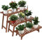 Scaffale per Piante in Legno, Portafiori Portavasi Decorativo con Aspetto Moderno, Capacità di Carico,per Balcone e Giardino