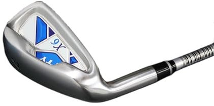 #7 Mazza da golf per mancini in ferro per adulti - Ferro da golf per swing con manico singolo in grafite/acciaio con potenza e precisione migliorate (Sinistra,con albero in acciaio (uomini))