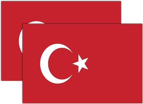 Automagnet Türkei Fahne für Auto, LKW, SUV, Van, 13 x 20 cm, Türkiye Flagge Bayrak Magnet