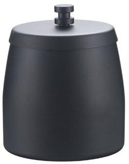 Miawtro Aschenbecher mit Deckel, Edelstahl Aschenbecher für draußen, Sturmaschenbecher als Windaschenbecher, Standaschenbecher mit Rutschfestem Boden für draußen und drinnen (Schwarz)