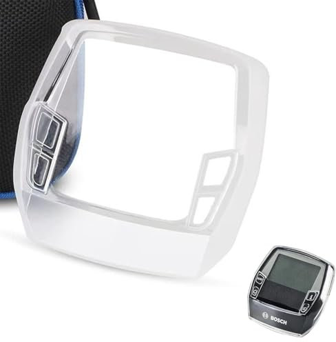 UYXiNONE Bike Display Schutzhülle für Bosch Intuvia, Transparent, Kratzfest, Wasserdicht, Staubdicht, Schutzhülle mit Aufbewahrungstasche aus Oxford-Stoff, E-Bike Zubehör, Fahrradcomputer Schutz